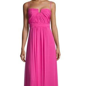 Neon watermelon gown